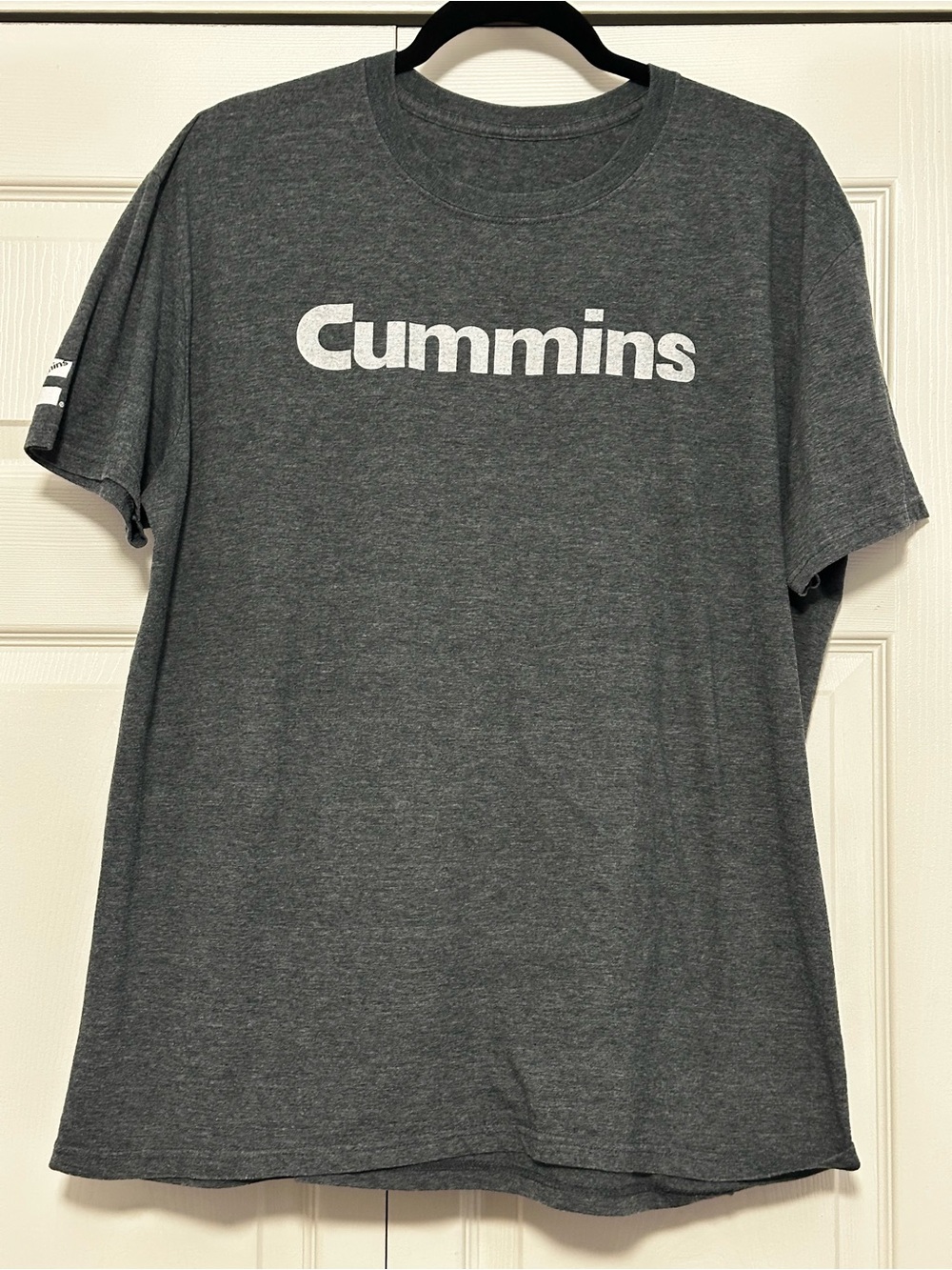 Cummins‎ Graphic Logo Short Sleeve Tee T-shirt in Gray Blue Size XL VGUC